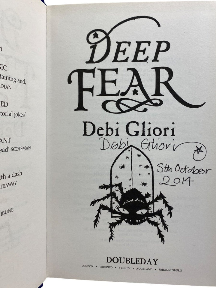 Gliori, Debi - Deep Fear - SIGNED | image3