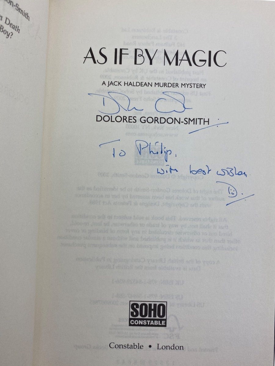 Gordon - Smith, Dolores - As If By Magic - SIGNED | image3