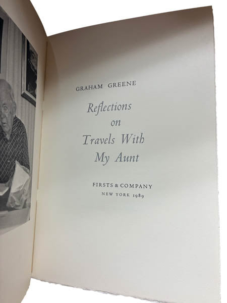 Greene, Graham - Reflections on Travels With My Aunt - SIGNED | image2