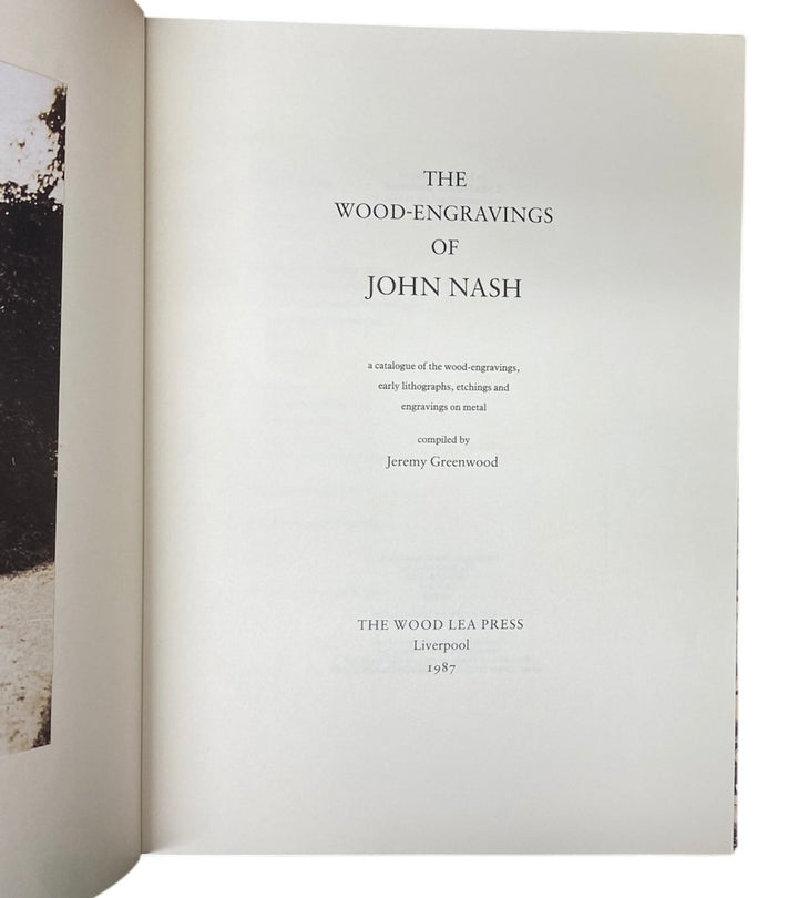 Greenwood, Jeremy - The Wood Engravings of John Nash | image3
