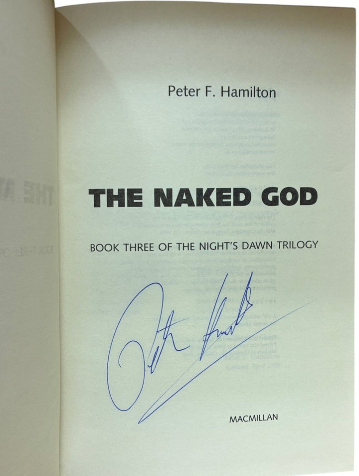 Hamilton, Peter F - The Naked God - SIGNED | image3
