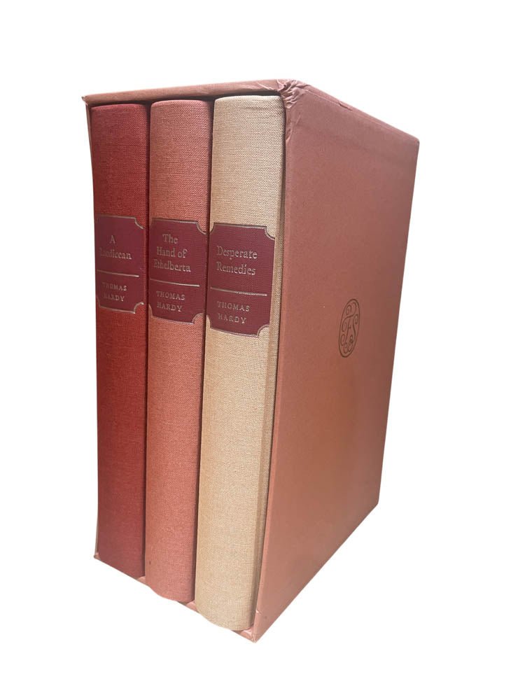 Hardy, Thomas - A Laodicean ; The Hand of Ethelberta ; Desperate Remedies - 3 Volume set in slipcasese | image1