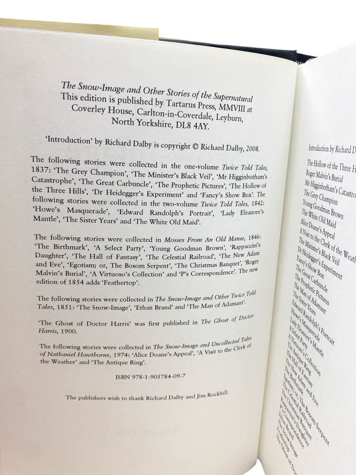 Hawthorne, Nathaniel - The Snow - Image and Other Stories of the Supernatural | image4