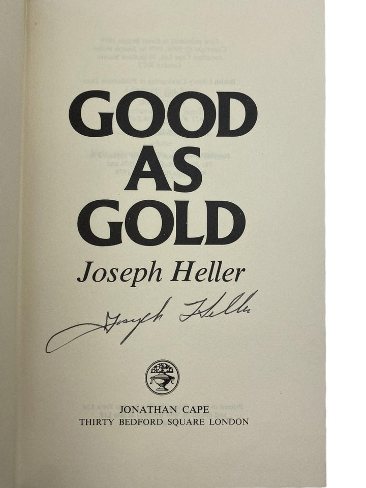 Heller, Joseph - Good as Gold - SIGNED | image3