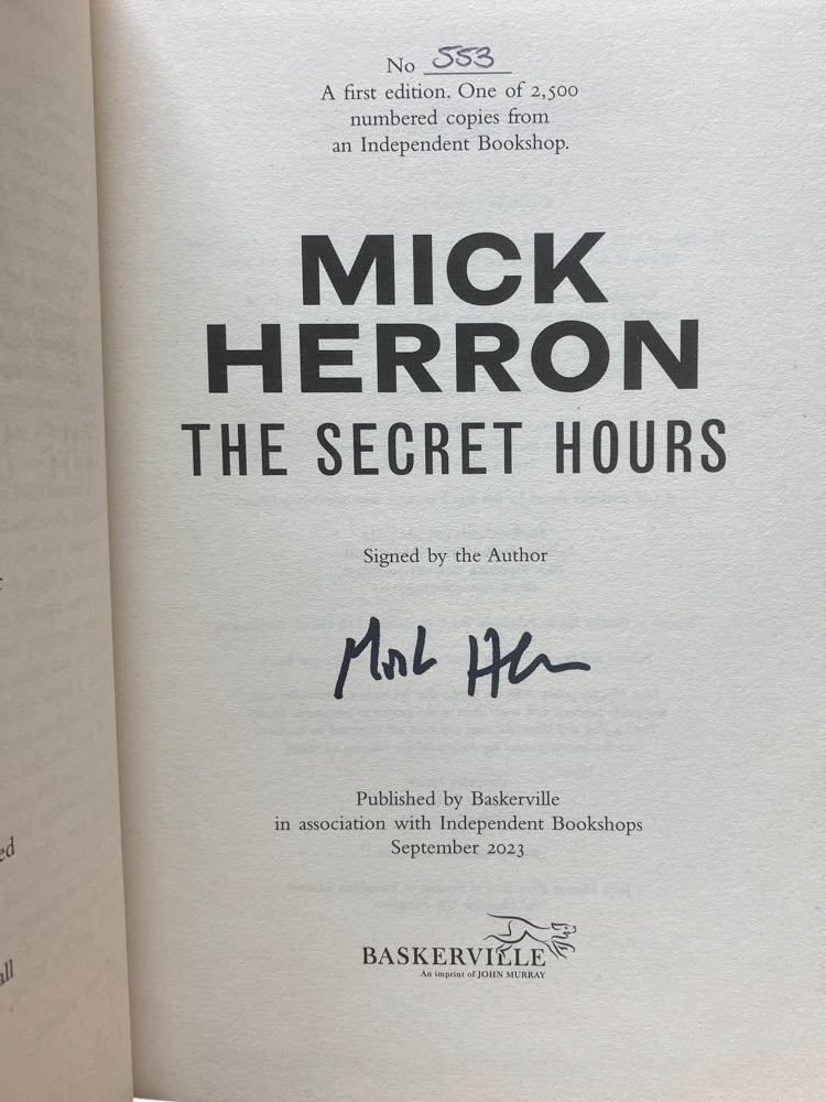 Herron, Mick - The Secret Hours - SIGNED | image3