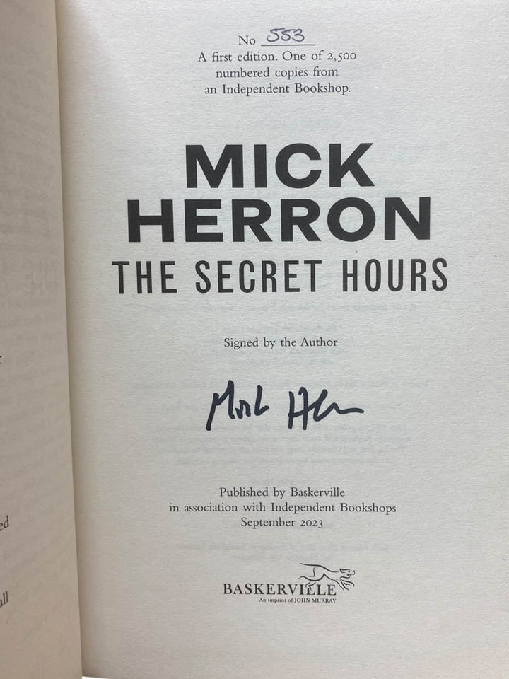 Herron, Mick - The Secret Hours - SIGNED | image3