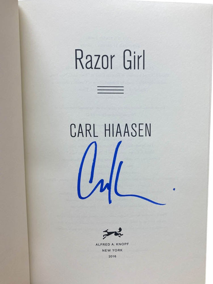 Hiaasen, Carl - Razor Girl - SIGNED | image3