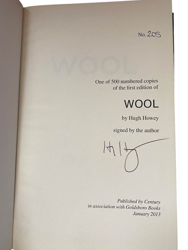 Howey, Hugh - Wool - Slipcased Limited Edition - SIGNED | image4