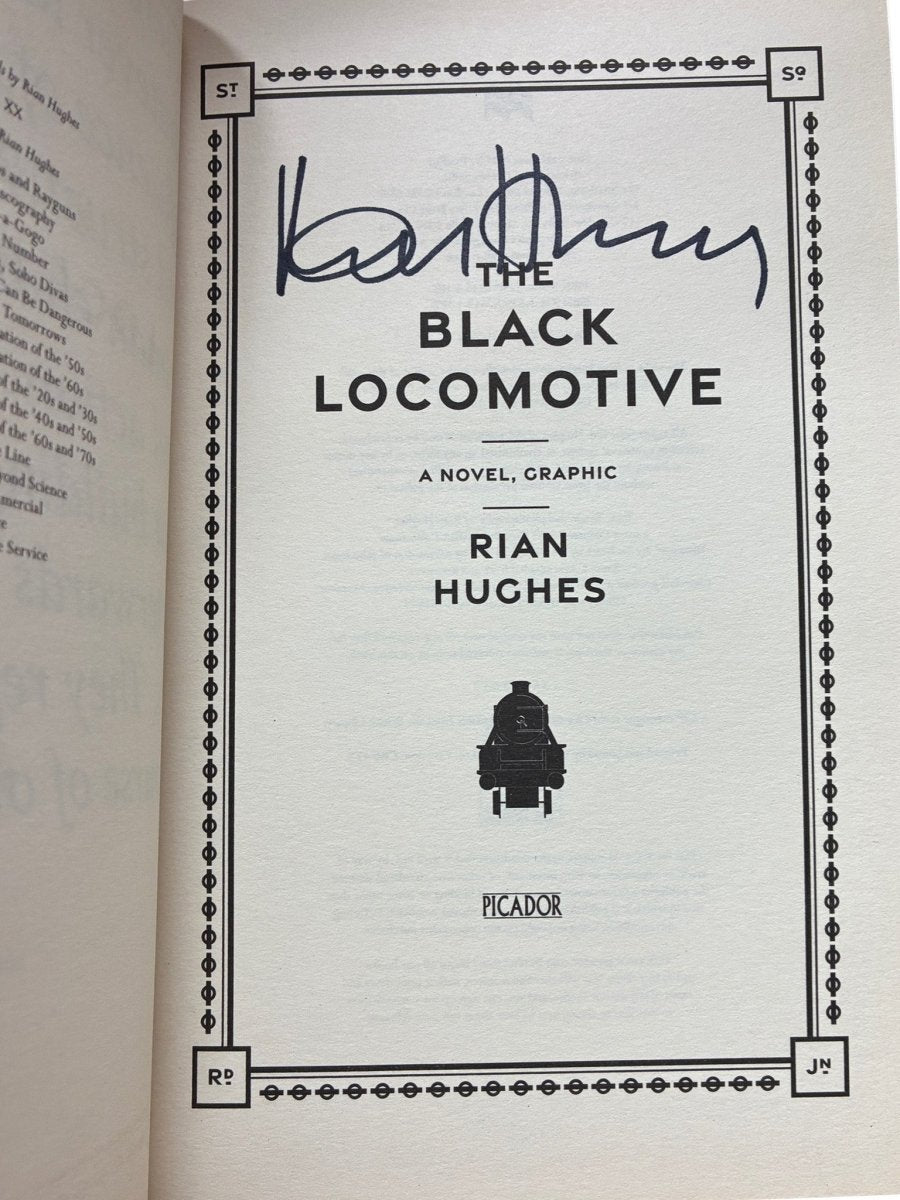 Hughes, Rian - The Black Locomotive - SIGNED | image3