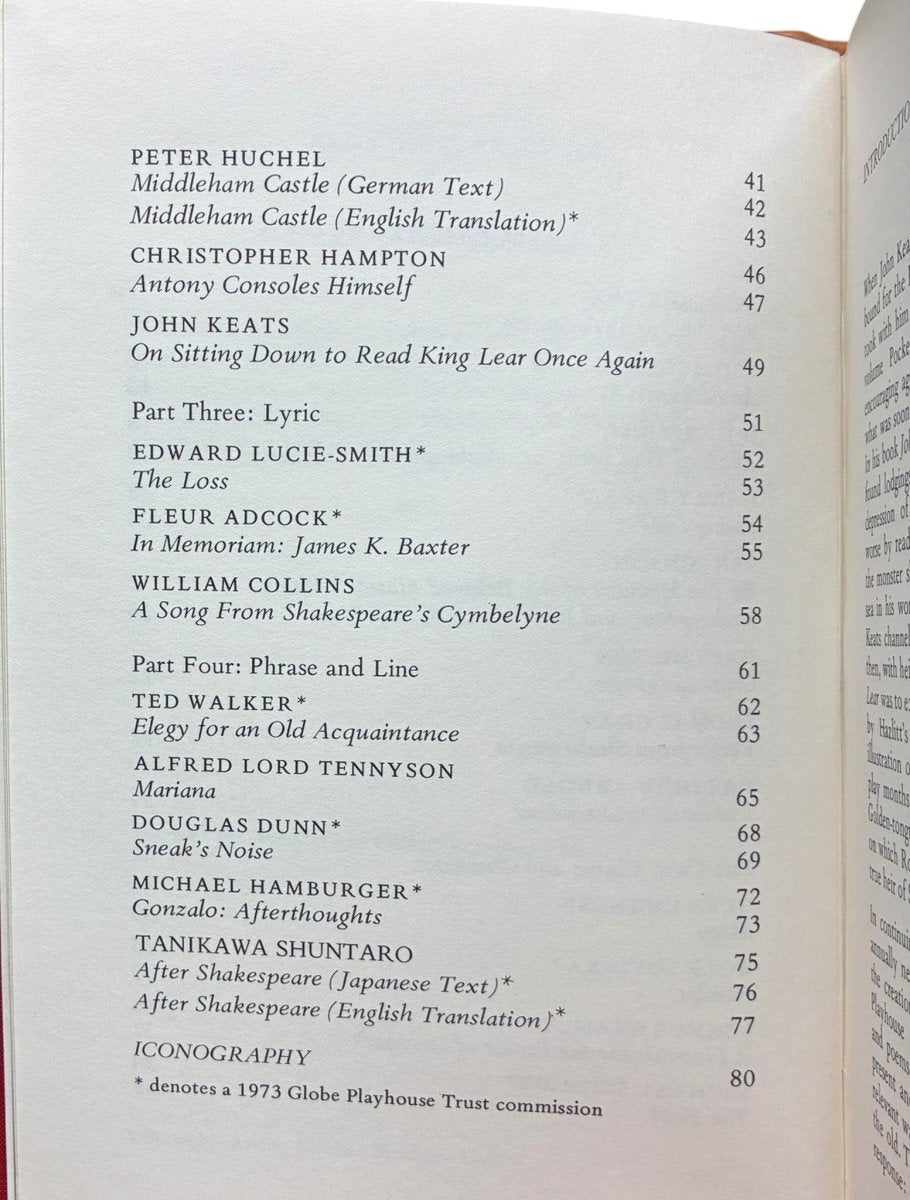 Hughes, Ted ; Enright, D J ; Soyinka, Wole ; Heaney, Seamus, etc - Poems for Shakespeare 2 - signed | image8