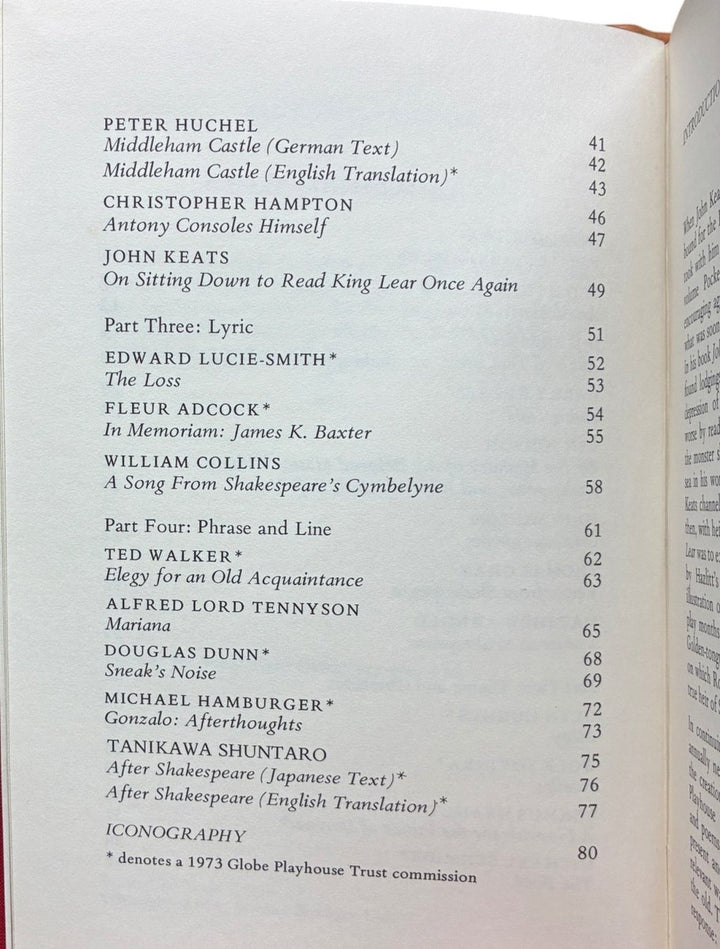 Hughes, Ted ; Enright, D J ; Soyinka, Wole ; Heaney, Seamus, etc - Poems for Shakespeare 2 - signed | image8