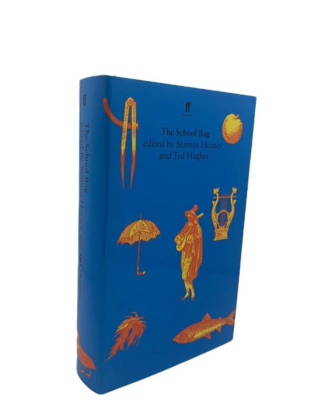 Hughes, Ted - The School Bag | front of book. Published by Faber in 1997. Hardcover.  Condition:  Near Fine +/Near Fine +