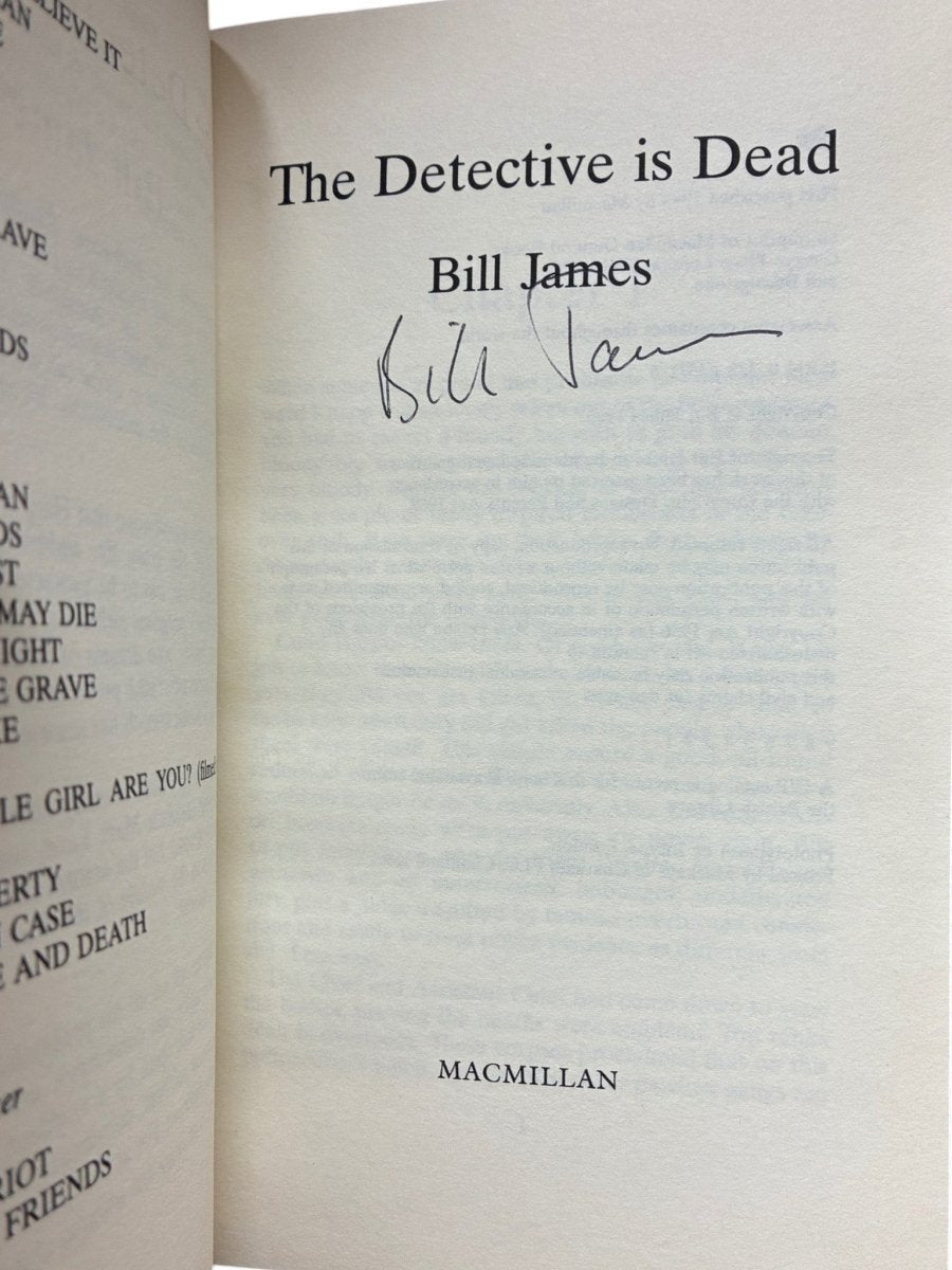 James, Bill - The Detective is Dead | image2