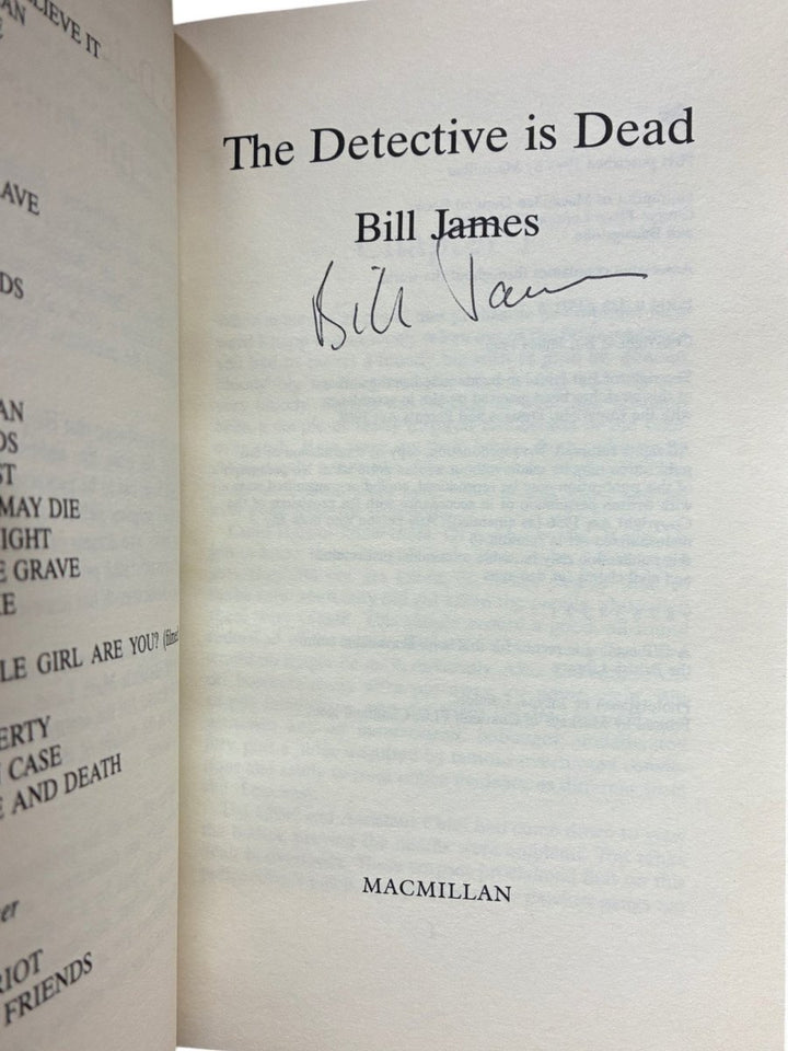 James, Bill - The Detective is Dead | image2