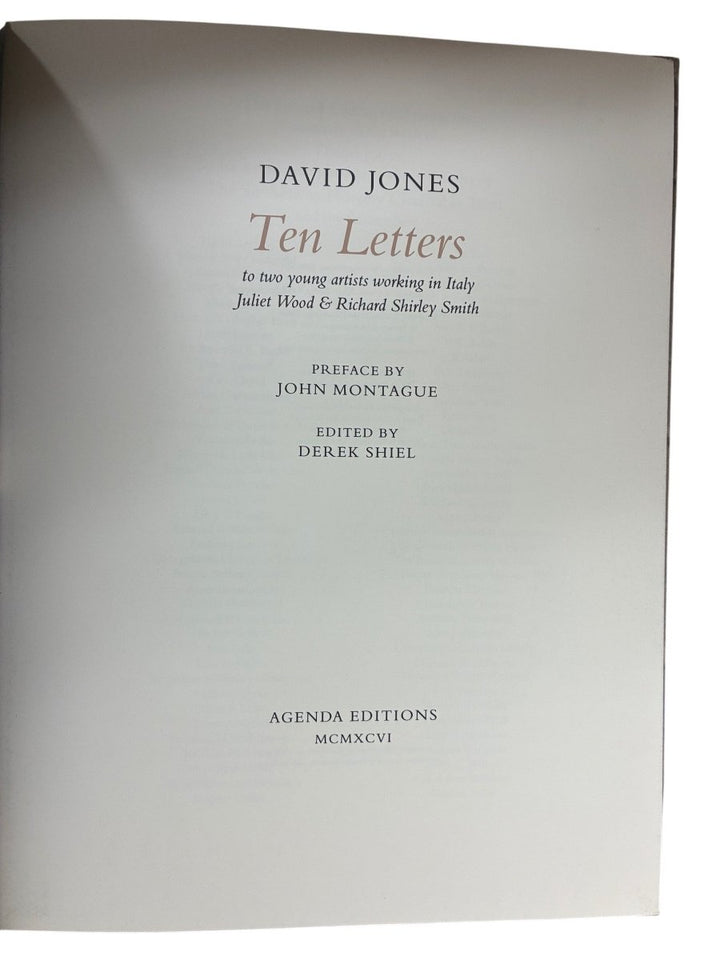 Jones, David - Ten Letters to two young artists working in Italy - SIGNED | image2