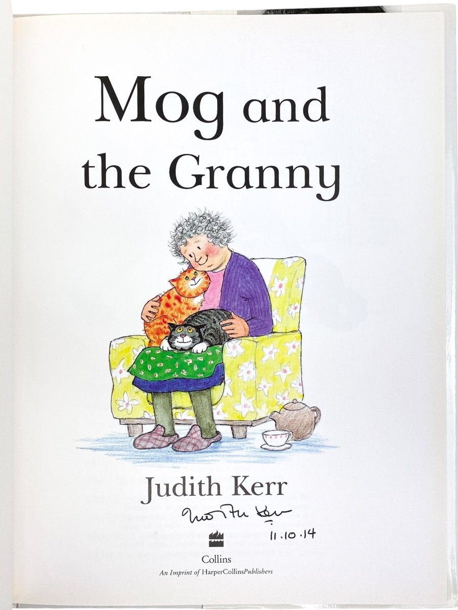 Kerr, Judith - Mog and the Granny - SIGNED | image3