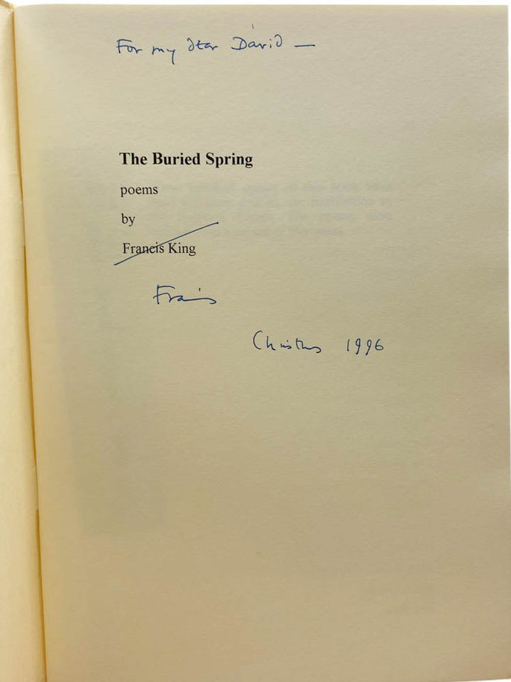 King, Francis - The Buried Spring - SIGNED | image3