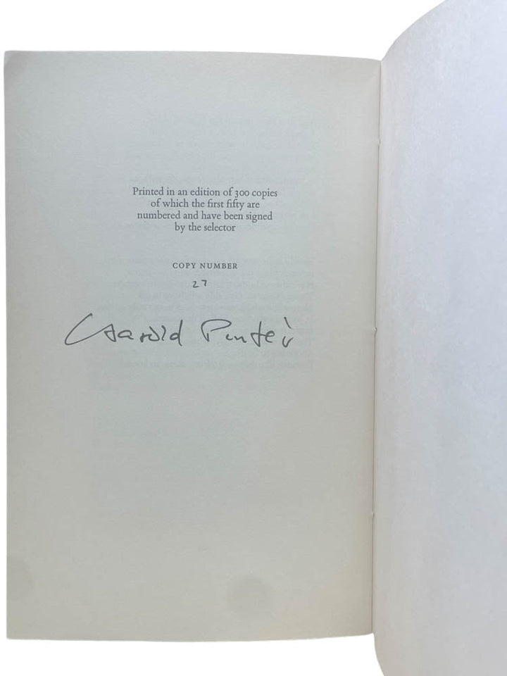 Larkin, Philip - Poems by Philip Larkin - SIGNED by selector, Harold Pinter - SIGNED | image3