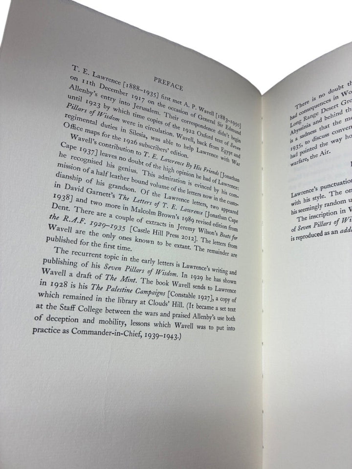 Lawrence, T.E. & Wavell, A.P. - T.E.Lawrence ~ A.P.Wavell ~ Letters | image4