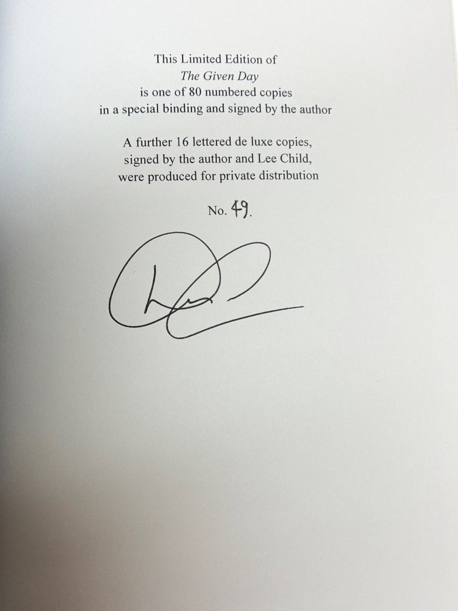 Lehane, Dennis - The Given Day - signed | image3