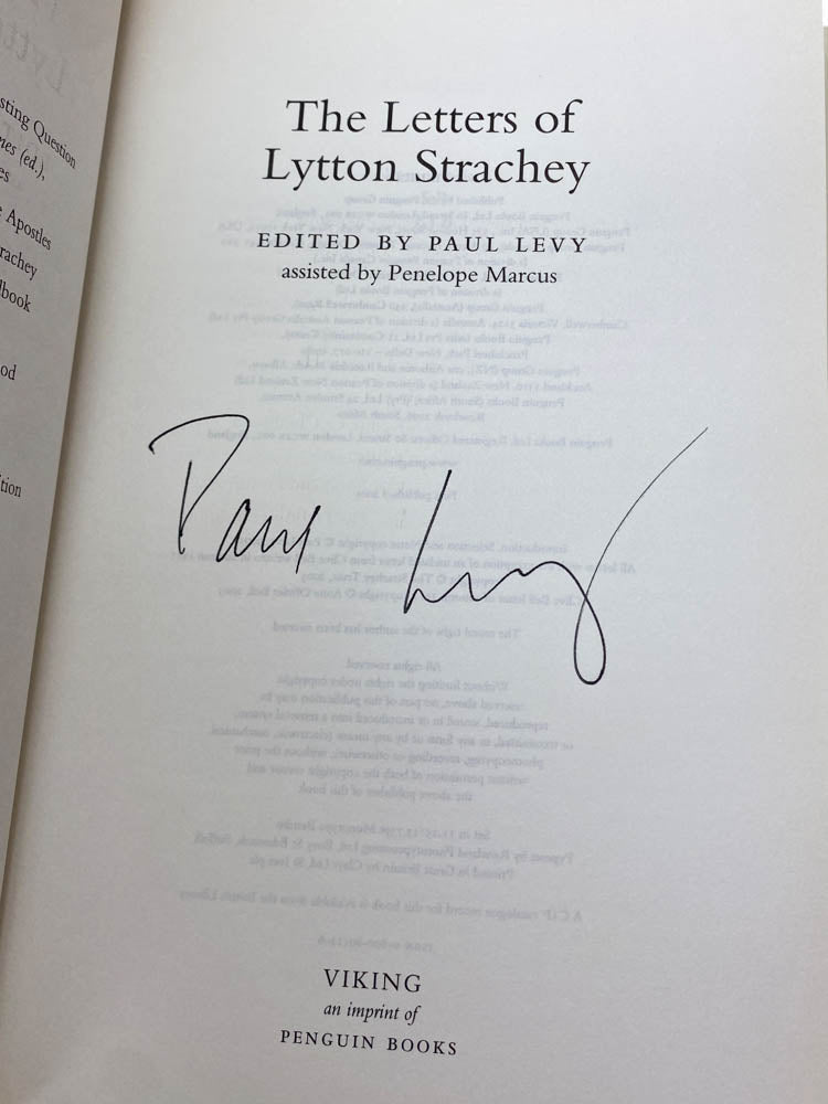 Levy, Paul ( edits ) - The Letters of Lytton Strachey - SIGNED | image3