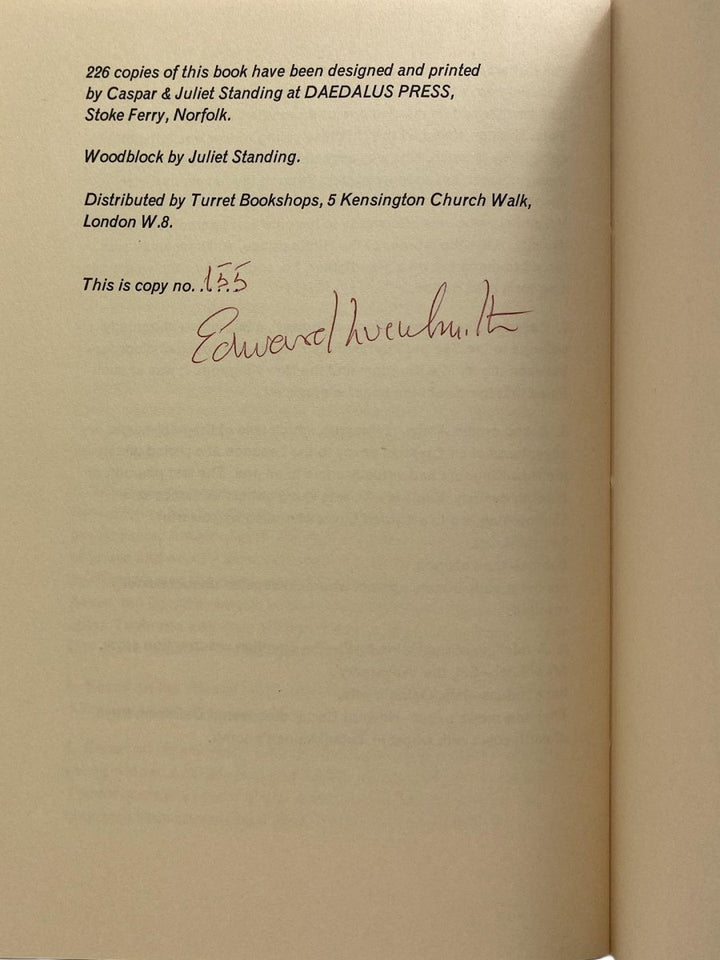 Lucie - Smith, Edward - Egyptian Ode - SIGNED | image3