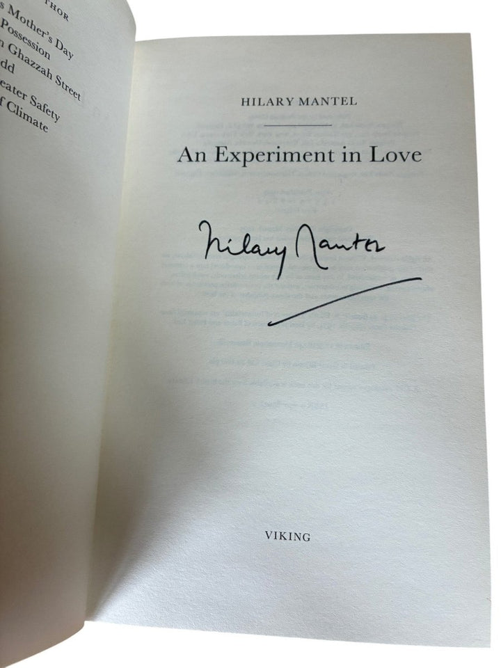 Mantel, Hilary - An Experiment in Love - signed | image3
