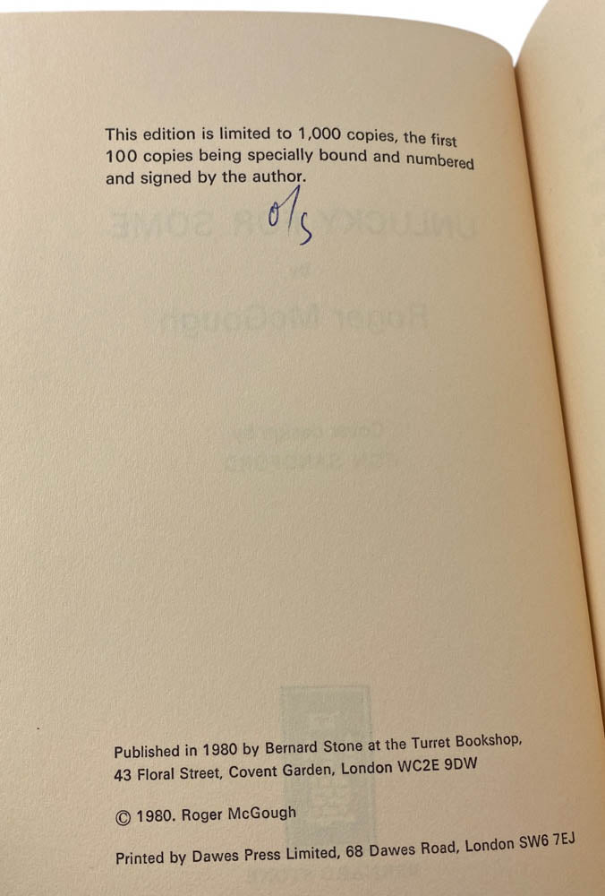McGough, Roger - Unlucky for Some | image3