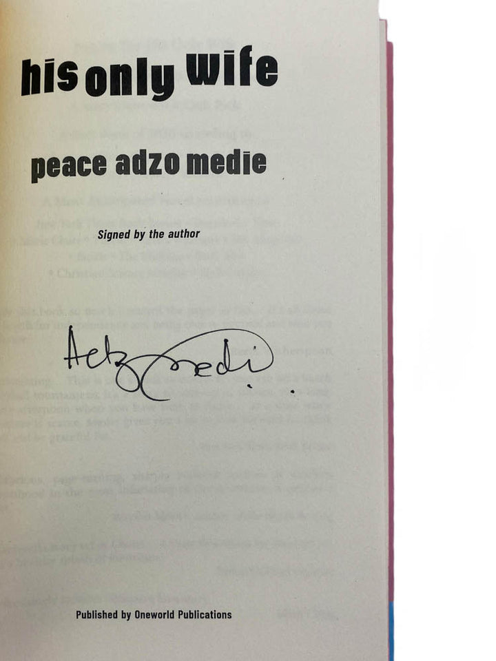 Medie, Peace Adzo - His Only Wife - SIGNED | image3