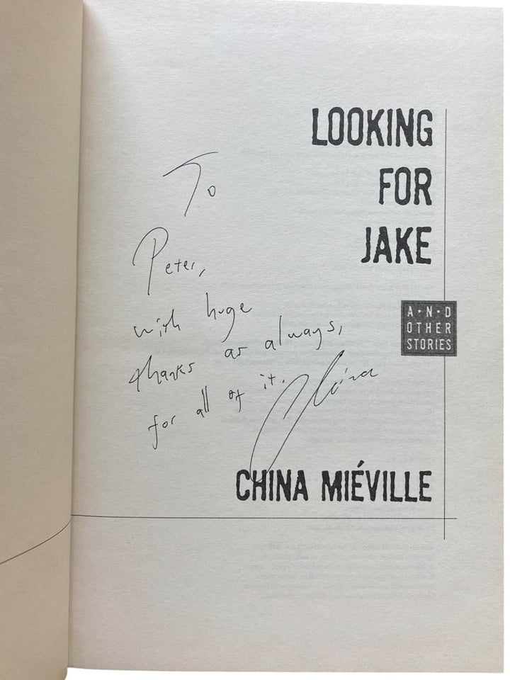 Mieville, China - Looking for Jake and Other Stories - SIGNED | image2
