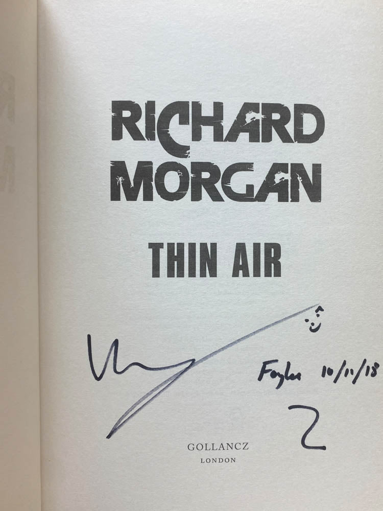 Morgan, Richard - Thin Air - SIGNED | image2