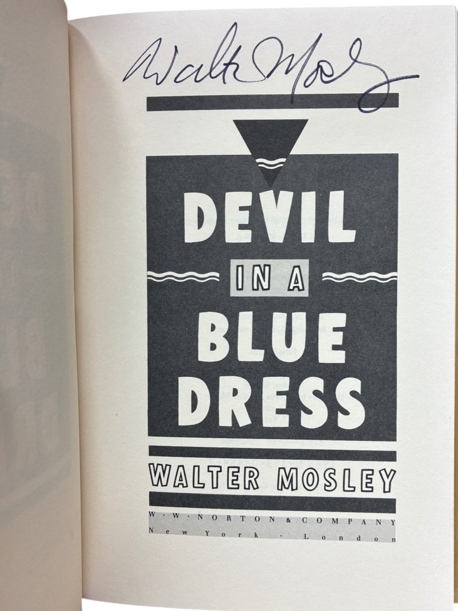 Mosley, Walter - Devil in a Blue Dress - SIGNED | image3