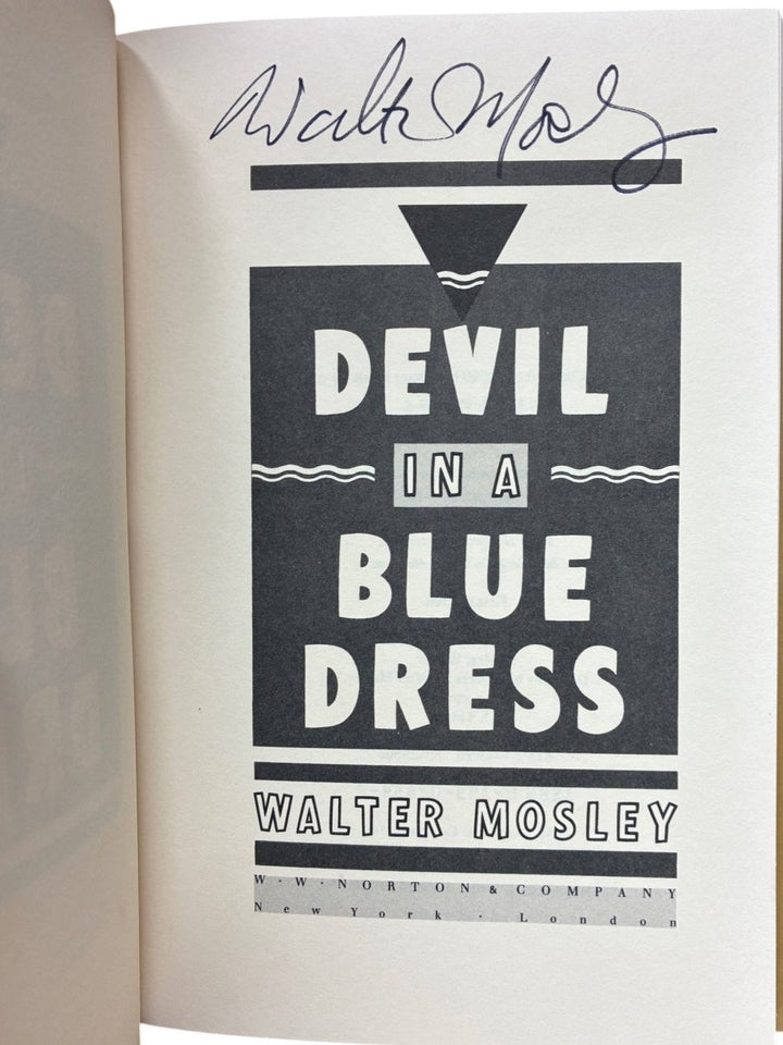 Mosley, Walter - Devil in a Blue Dress - SIGNED | image3