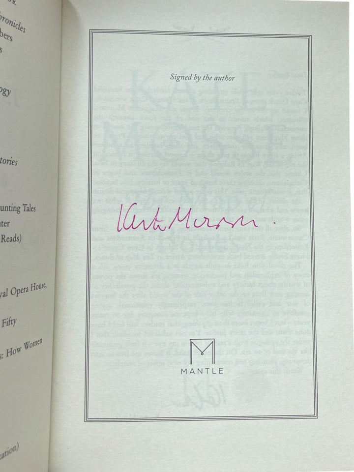 Mosse, Kate - The Map of Bones - SIGNED | image2