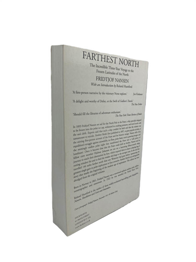 Nansen, Fridtjof - Farthest North | back of book