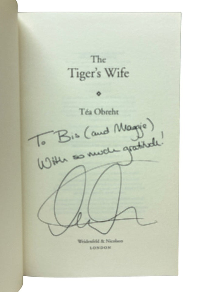 Obreht, Tea - The Tiger's Wife - SIGNED | image3