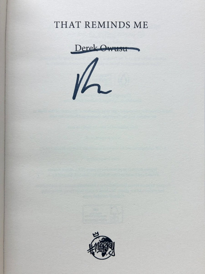 Owusu, Derek - That Reminds Me - signed | image3