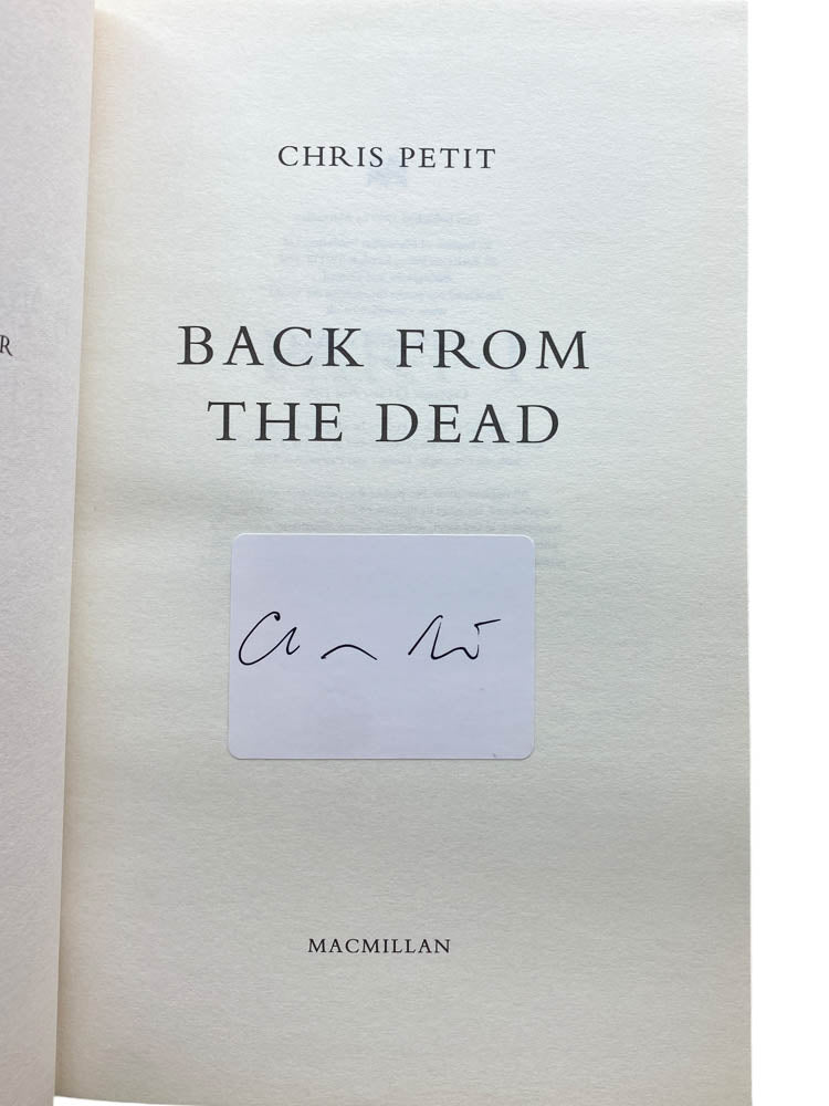 Petit, Chris - Back from the Dead - SIGNED | image2