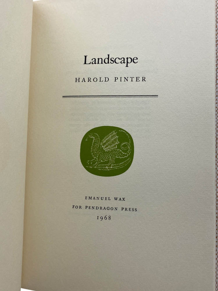 Pinter, Harold - Landscape | image5