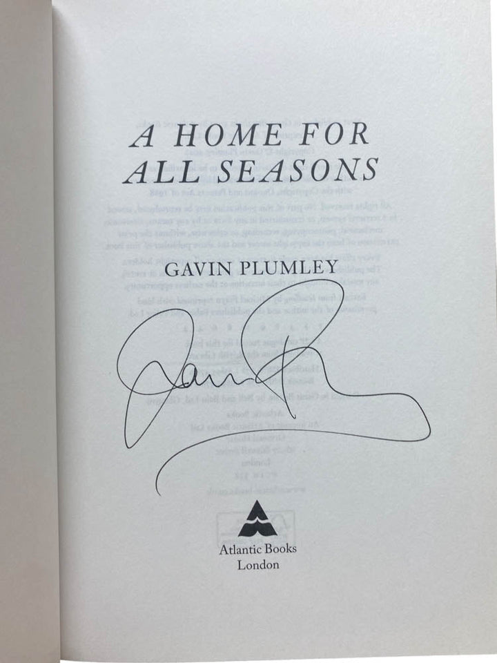 Plumley, Gavin - A Home for All Seasons - SIGNED | image2