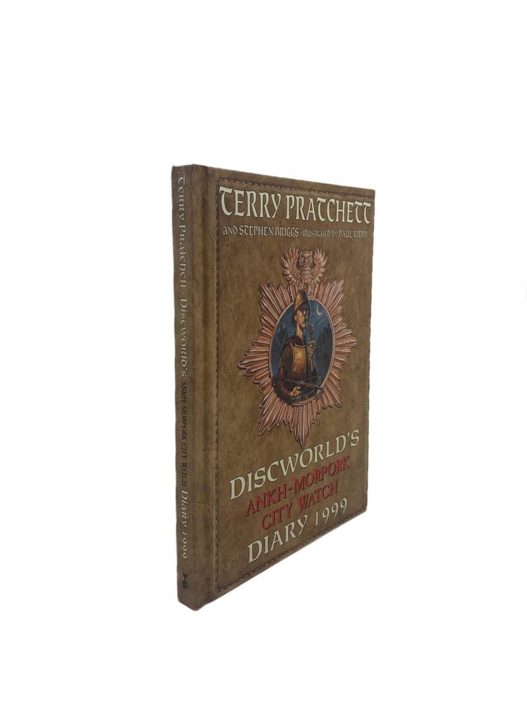 Pratchett, Terry - Discworld's Ankh-Morpork City Watch Diary 1999 | front of book. Published by Gollancz in 1998. Hardcover.  Condition:  Near Fine ++/No Jacket ( as Issued )