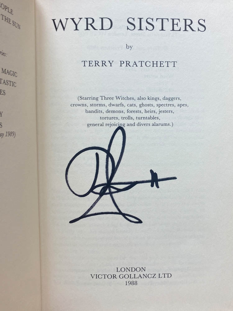 Pratchett, Terry - Wyrd Sisters - SIGNED | image3