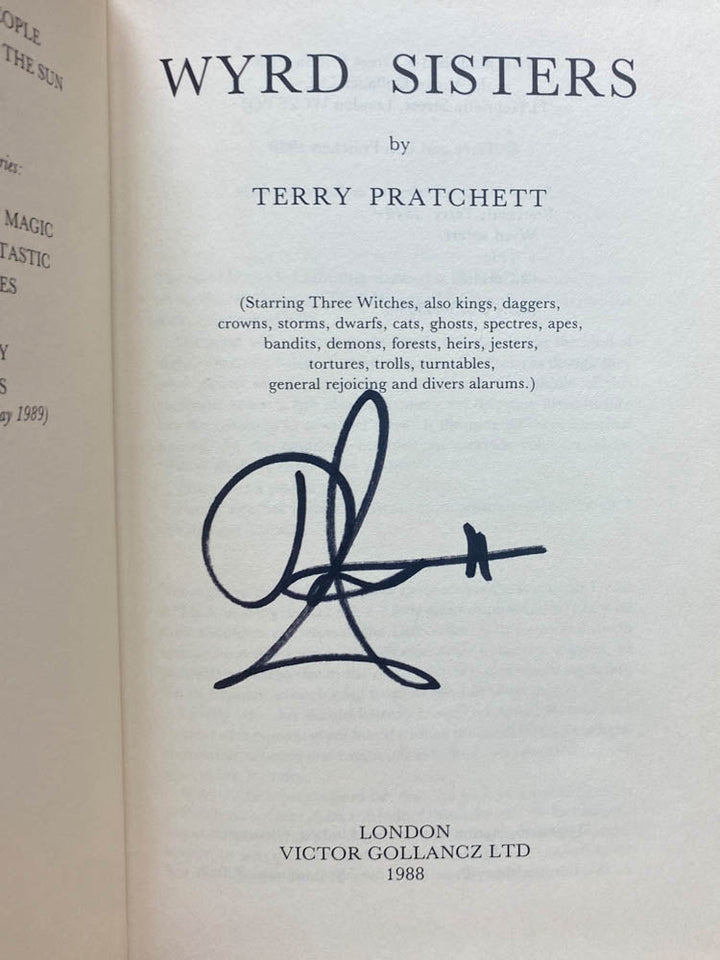 Pratchett, Terry - Wyrd Sisters - SIGNED | image3