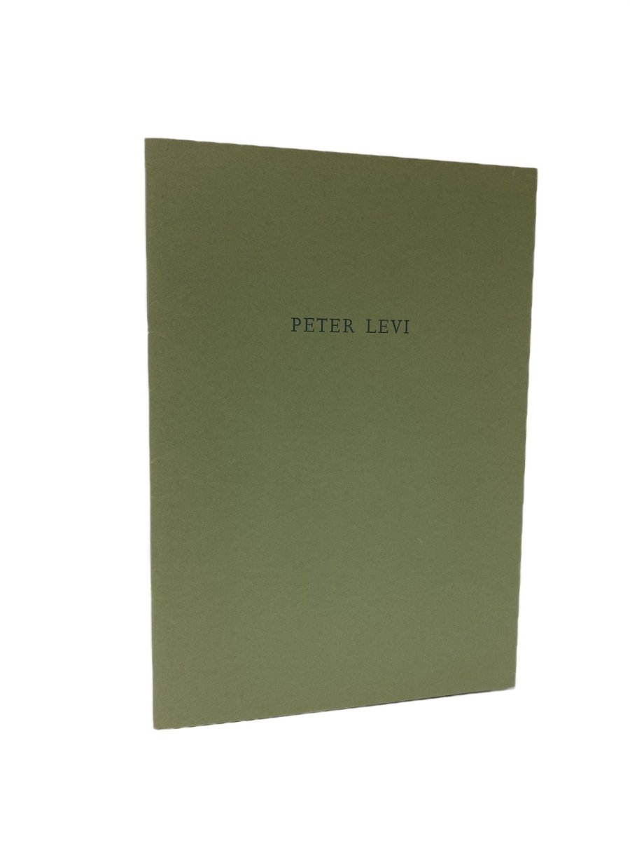 Pryce-Jones, David - Peter Levi: An Address | image1