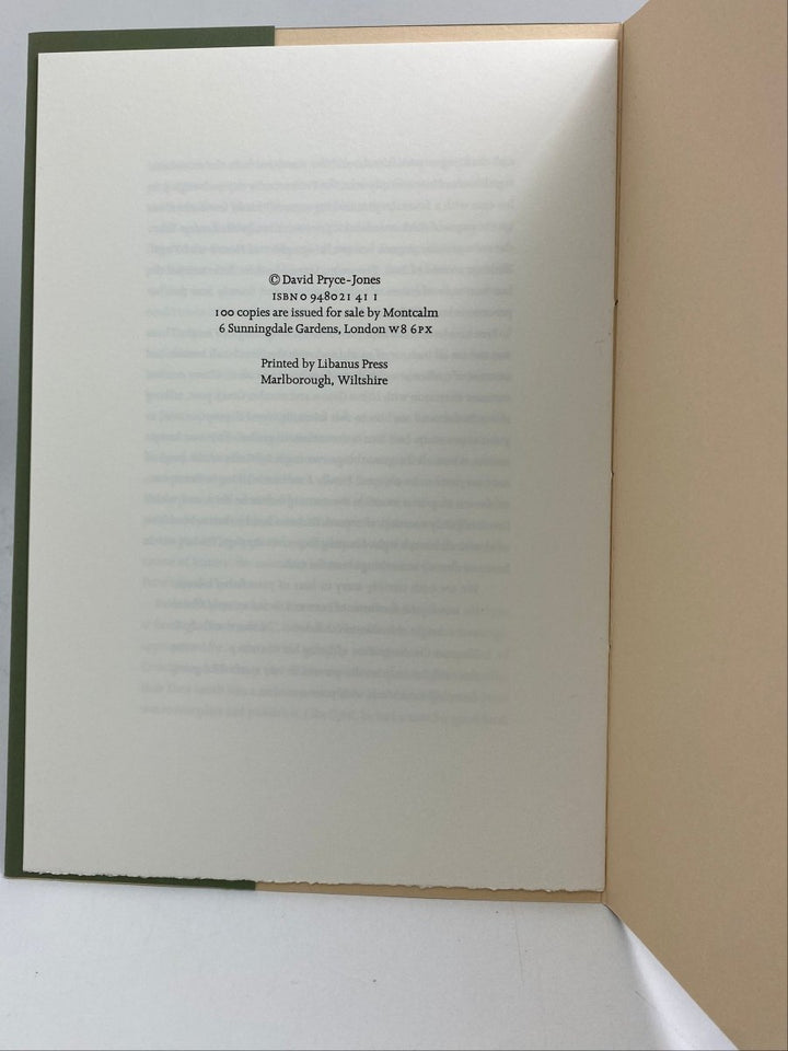 Pryce-Jones, David - Peter Levi: An Address | image3
