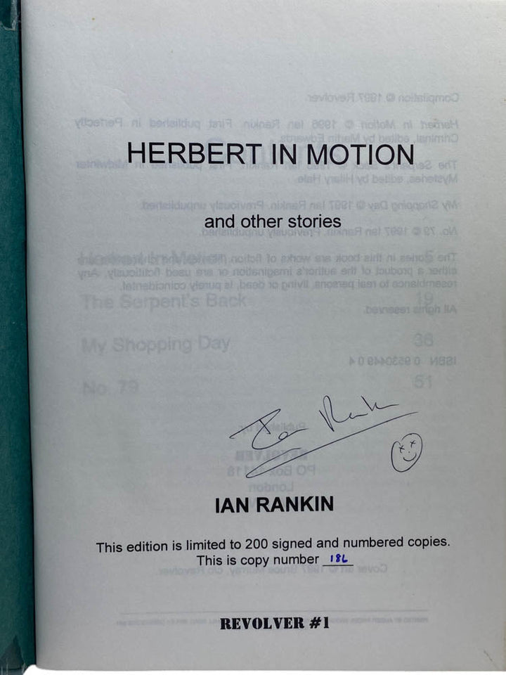 Rankin, Ian - Herbert in Motion - SIGNED | image3