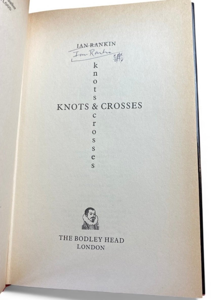 Rankin, Ian - Knots and Crosses - SIGNED | image3