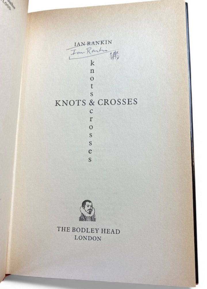 Rankin, Ian - Knots and Crosses - SIGNED | image3