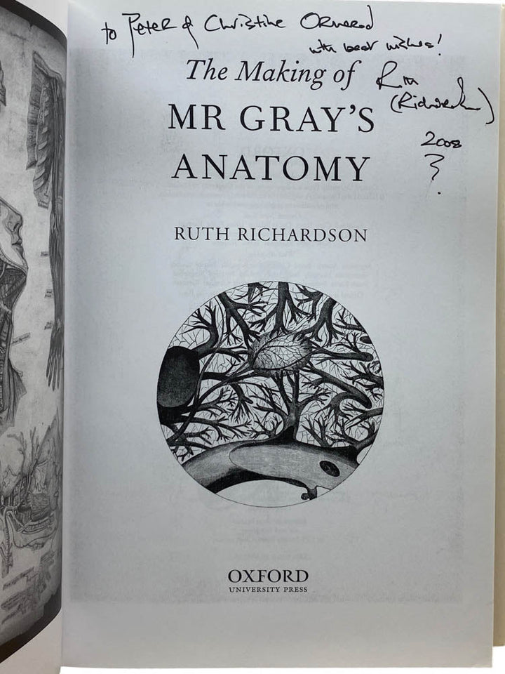 Richardson, Ruth - The Making of Mr. Gray's Anatomy : Bodies, Books, Fortune, Fame - SIGNED | image3