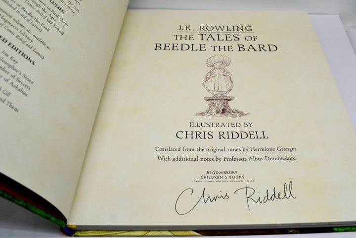 Rowling, J K - The Tales of Beedle the Bard - SIGNED | image3